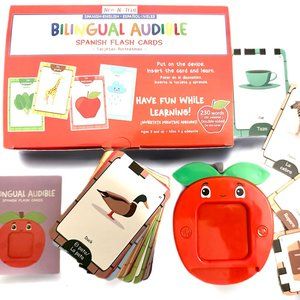Battery operated Bilingual English & Spanish Flash cards. Batteries Included.NEW